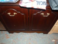 Mahogany Two Door Cupboard
