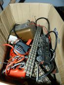 Box of Dublo Track, Engines, Etc