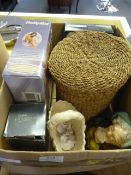 Box of Babyliss Hair Remover, Baskets and Pottery