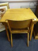 Childs School Desk and Chair