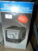 Binatone Black and White Portable TV