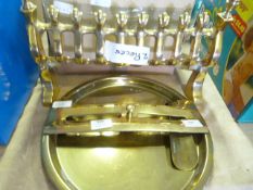 Brass Fire Front and Brass Tray