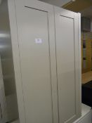 *Grey Two Door Wardrobe