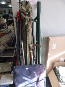 Fishing Tackle, Rod, Nets, Bed and a Bivy Tent