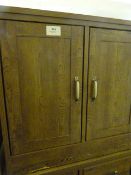 *Darkwood Two Door Cupboard