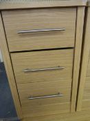*Light Oak Chest of Three Drawers