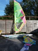 Wind Surfer with 4.9m2 and 6m2 Sails