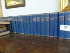 Large Oak Two Door Bookcase and Contents