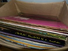 Box Containing Assorted Records