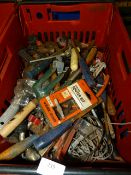 Plastic Box Containing Assorted Handtools