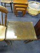 Nest of Three Tables on Cabriole Legs