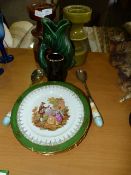 Pair of 1970's Vases, Dartmouth Vase, Salad Servers, Etc