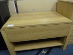 *Light Oak Effect TV Stand with Single Drawer