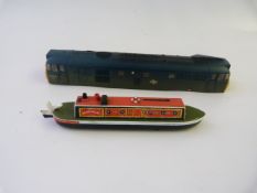 Railway Coach (AF) and a Barge
