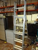 Abru X4 Combination Aluminium Step Ladder