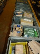 *THirteen Boxes Containing Assorted Nuts, Bolts, Washers, Rawl Bolts, Etc