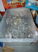 Box Containing Assorted Glassware