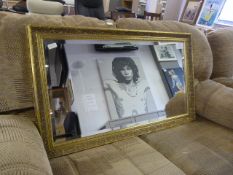 Gilt Framed Bevelled Edge Wall Mirror