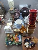 Glassware, Pottery, Candles, Etc