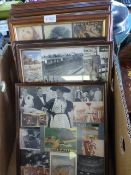 Collection of Framed Postcards