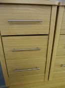 *Light Oak Chest of Three Drawers