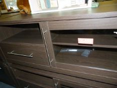 *DARKWOOD ENTERTAINMENT UNIT/TV CABINET
