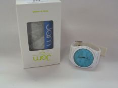 JAMTIME BLUE FACED WRISTWATCH