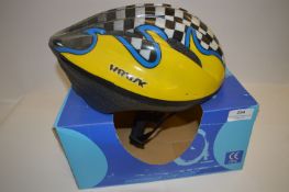 ACORN BICYCLE HELMET (BLACK, YELLOW AND BLUE)