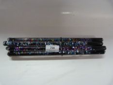 NINE GLITTER WANDS