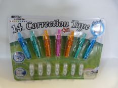 *POINT AND LINE 7PC CORRECTION PEN SET