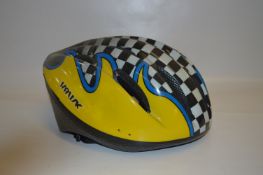 ACORN BICYCLE HELMET (BLACK, YELLOW AND BLUE)