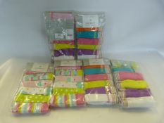 *SIX PACKS CONTAINING SEVEN PAIRS OF GIRLS PANTS SIZE 2-3