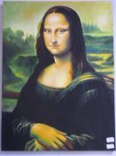 OIL ON CANVAS DEPICTING 