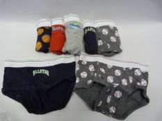 *SEVEN PAIRS OF BOYS OF BOYS BRIEFS AGE 2-3