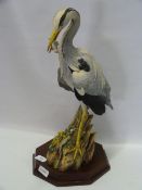 COALPORT LARGE FIGURINE OF A HERON 26/250 A/F