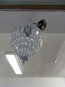 GLASS DROPLET BALLOON SHAPED LIGHT SHADE