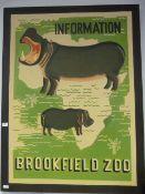 LARGE CANVAS OF BROOKFIELD ZOO