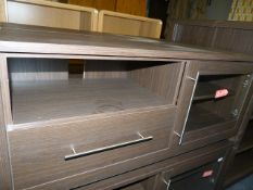 *DARKWOOD ENTERTAINMENT UNIT/TV CABINET