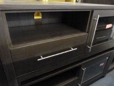 *DARKWOOD ENTERTAINMENT UNIT/TV CABINET