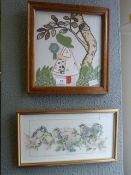 TWO NEEDLE WORK PICTURES