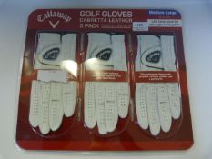 *CALLAWAY GOLF GLOVE SET