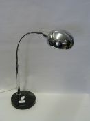 CHROME ANGLE POISE TABLE LAMP