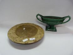 FRUIT BOWL AND A FLOWER VASE