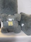 *SHAGGY CUSHION 2PK