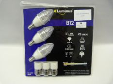 *CONGLOM CHANDELIER BULB 3PK