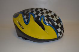 ACORN BICYCLE HELMET (BLACK, YELLOW AND BLUE)