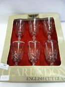 SET OF SIX RAVENHEAD GLASSES