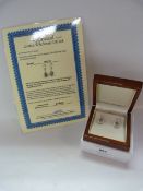 *MORGANITE & DIA EARRINGS