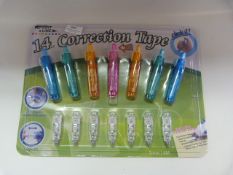 *SEVEN PACK CORRECTION TAPE PENS