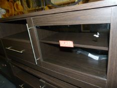 *DARKWOOD ENTERTAINMENT UNIT/TV CABINET